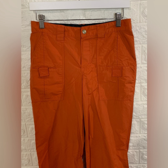 RALPH LAUREN RUST ORANGE CARGO LOOSE FITTING PANTS | TROUSERS | MULTI POCKETED - Picture 5 of 7